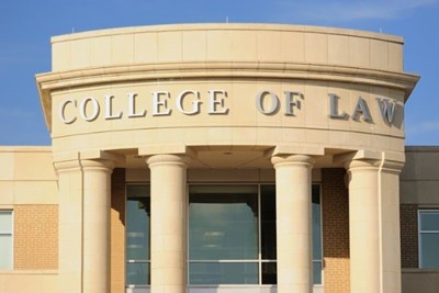 Front side of a law school.